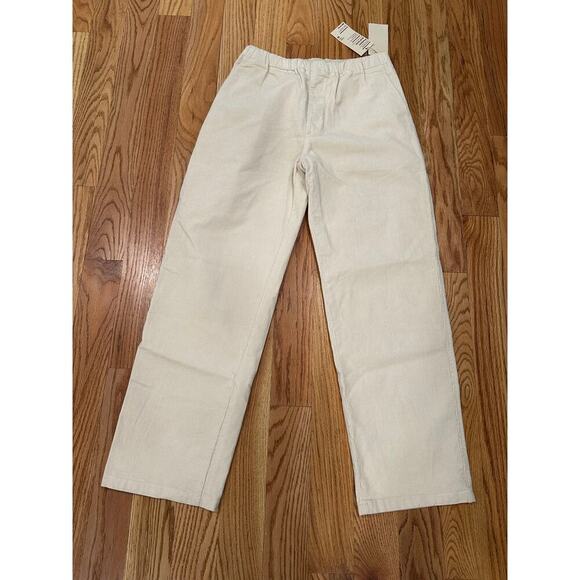 NWT MUJI Corduroy Easy Straight Pants Size M - Picture 1 of 5